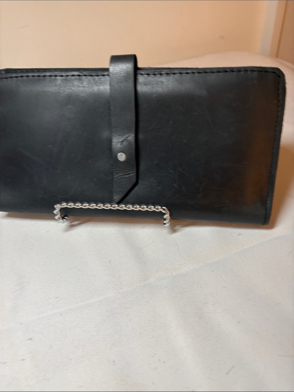Raven + Lily Black Leather Wallet